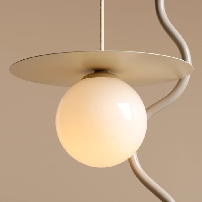 Pakabinamas šviestuvas LOOP CREAM S — 2