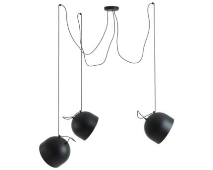 Pakabinamas šviestuvas NOOR 3 BLACK