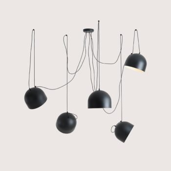 Pakabinamas šviestuvas NOOR 5 BLACK — 1