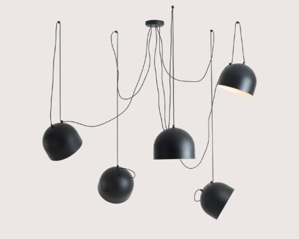 Pakabinamas šviestuvas NOOR 5 BLACK — 1