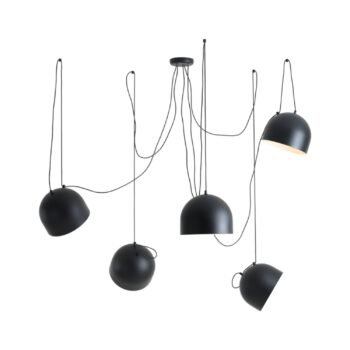 Pakabinamas šviestuvas NOOR 5 BLACK