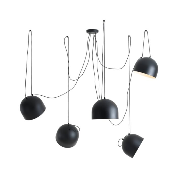 Pakabinamas šviestuvas NOOR 5 BLACK