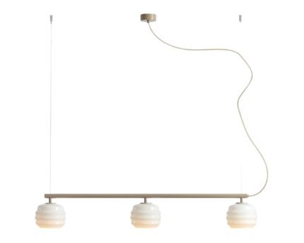Pakabinamas šviestuvas PUFF 3 BEIGE