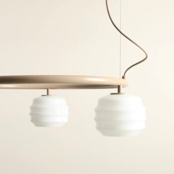 Pakabinamas šviestuvas PUFF 3 RING BEIGE — 3