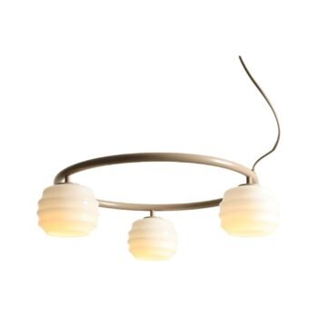 Pakabinamas šviestuvas PUFF 3 RING BEIGE