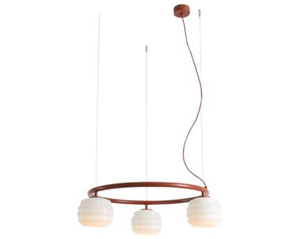 Pakabinamas šviestuvas PUFF 3 RING TERRA