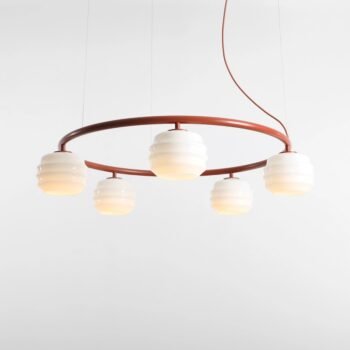 Pakabinamas šviestuvas PUFF 5 RING TERRA — 1
