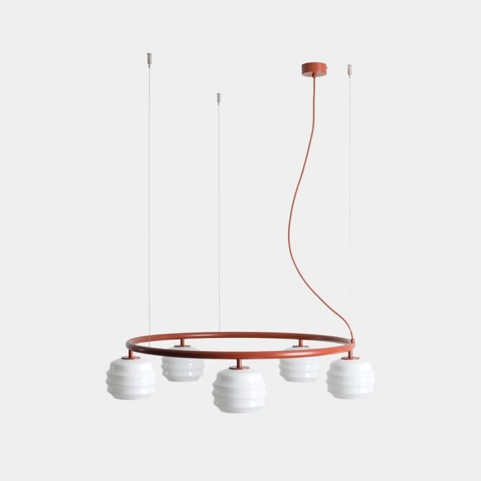 Pakabinamas šviestuvas PUFF 5 RING TERRA — 4