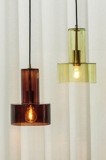 Pakabinamas šviestuvas RIPPLE, žalias