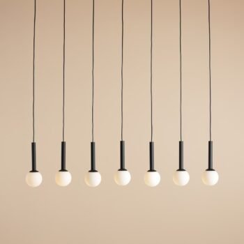 Pakabinamas šviestuvas RIU 7 ALL BLACK — 2