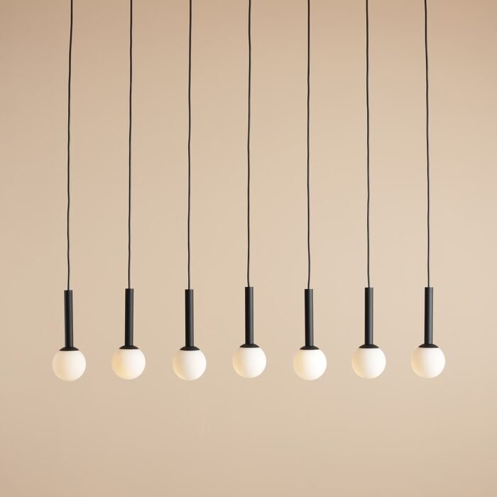 Pakabinamas šviestuvas RIU 7 ALL BLACK — 2