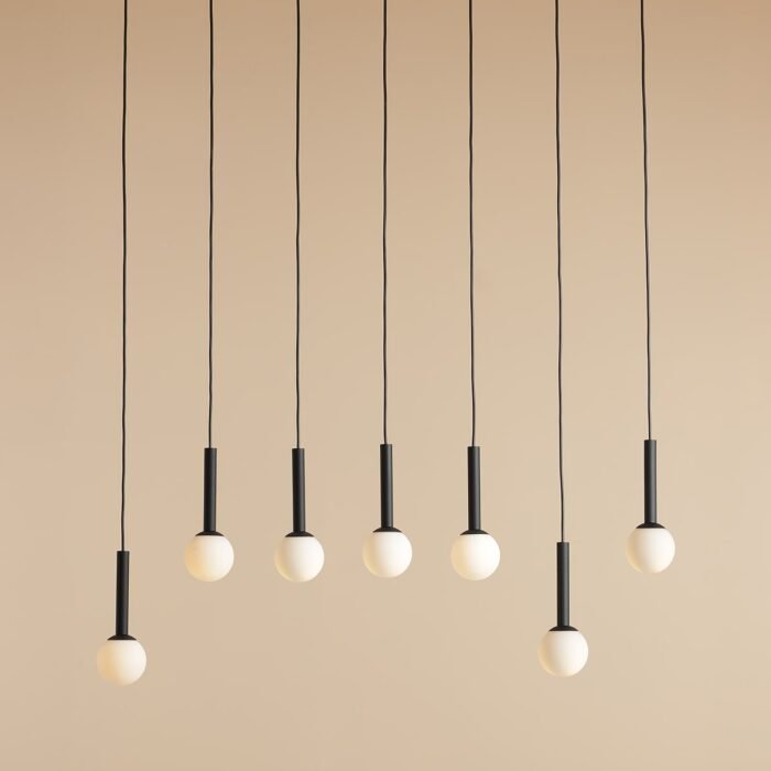Pakabinamas šviestuvas RIU 7 ALL BLACK — 3