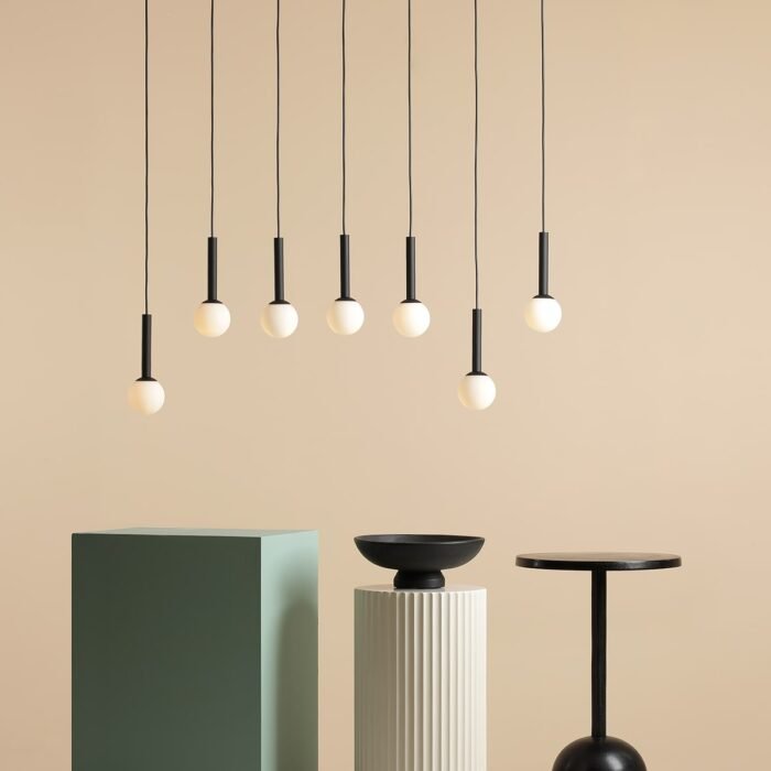 Pakabinamas šviestuvas RIU 7 ALL BLACK — 4