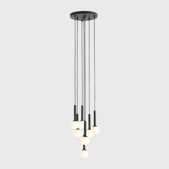 Pakabinamas šviestuvas RIU 7 RING ALL BLACK — 1