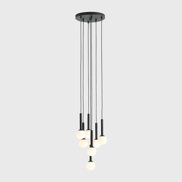 Pakabinamas šviestuvas RIU 7 RING ALL BLACK — 1