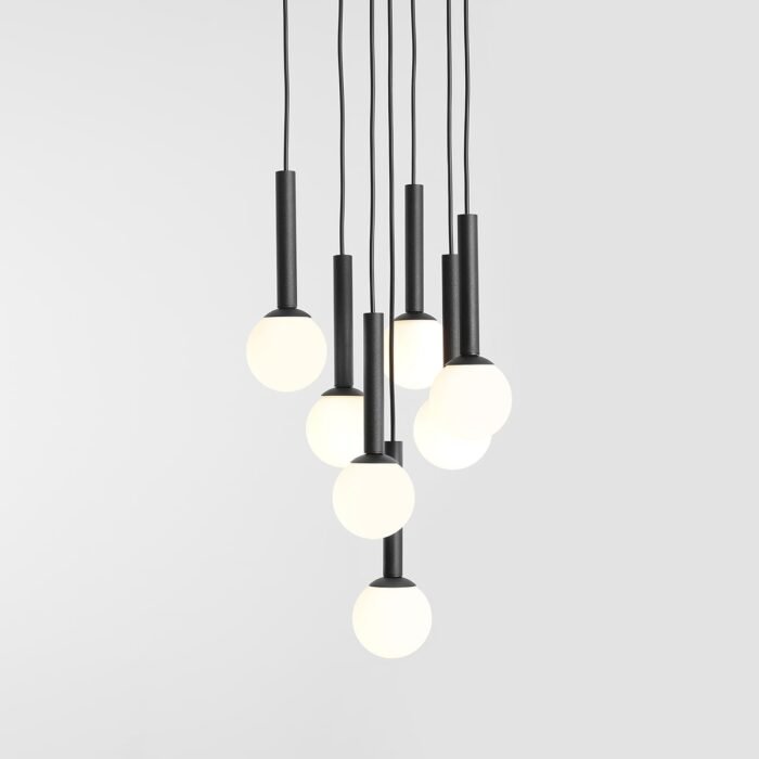 Pakabinamas šviestuvas RIU 7 RING ALL BLACK — 3