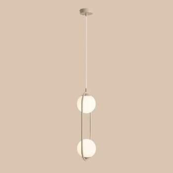 Pakabinamas šviestuvas RIVA 2 BEIGE — 1