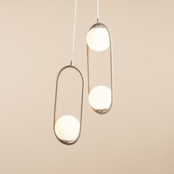 Pakabinamas šviestuvas RIVA 2 BEIGE — 3