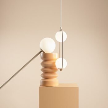 Pakabinamas šviestuvas RIVA 2 BEIGE — 4