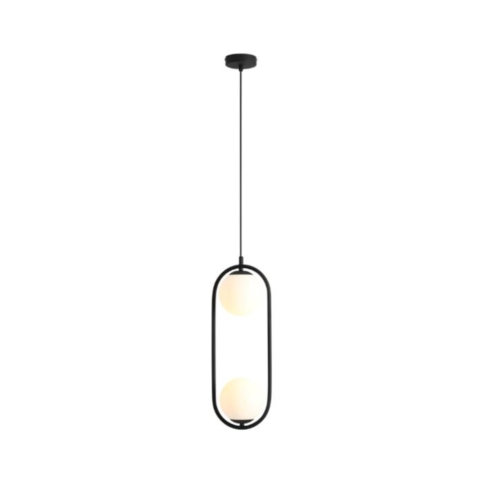 Pakabinamas šviestuvas RIVA 2 BLACK
