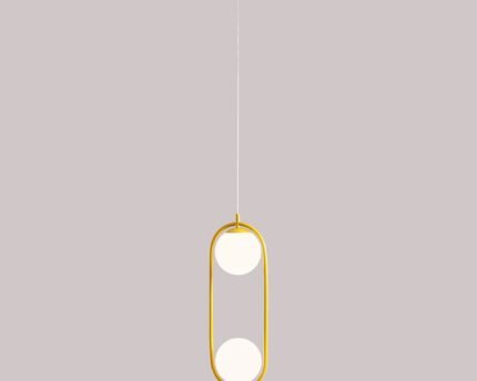 Pakabinamas šviestuvas RIVA 2 MUSTARD — 1