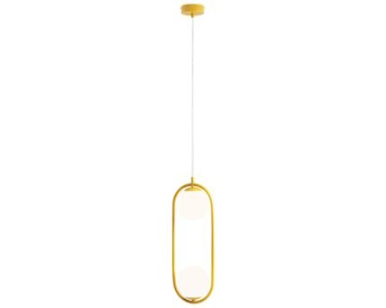 Pakabinamas šviestuvas RIVA 2 MUSTARD