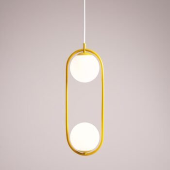 Pakabinamas šviestuvas RIVA 2 MUSTARD — 3