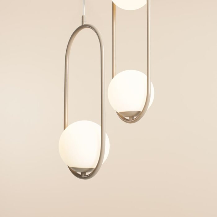Pakabinamas šviestuvas RIVA BEIGE — 3
