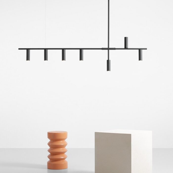 Pakabinamas šviestuvas TREVO 7 ALL BLACK — 3