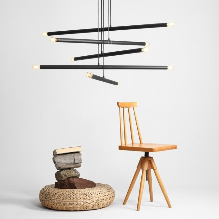 Pakabinamas šviestuvas TUBO 10 BLACK — 4