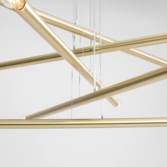 Pakabinamas šviestuvas TUBO 10 BRASS — 2