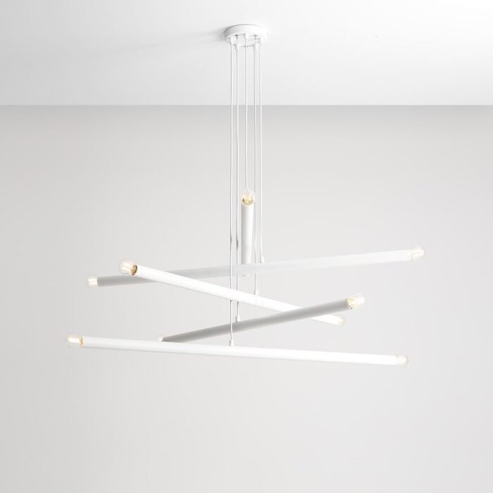 Pakabinamas šviestuvas TUBO 10 WHITE — 1