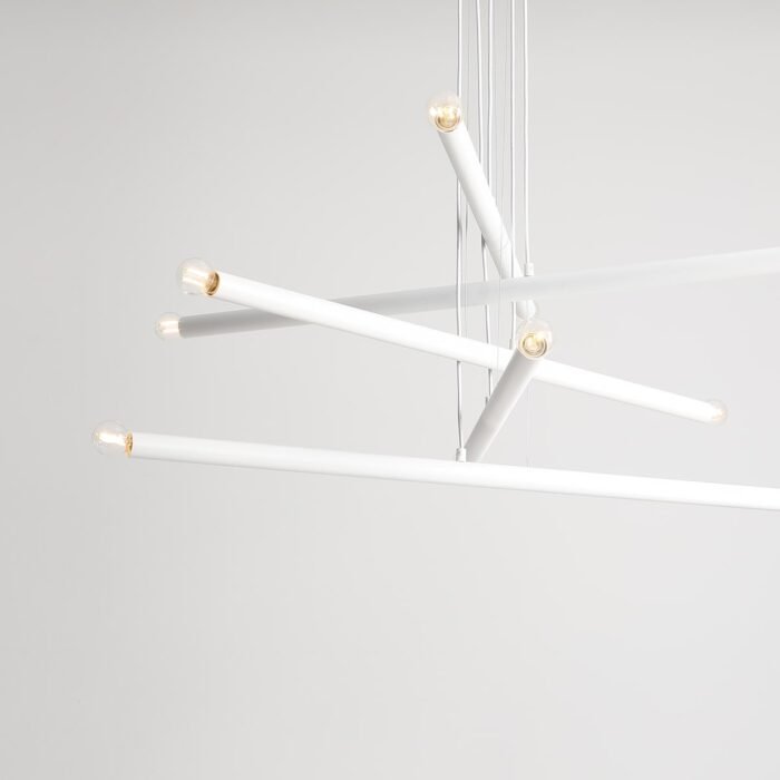Pakabinamas šviestuvas TUBO 10 WHITE — 2