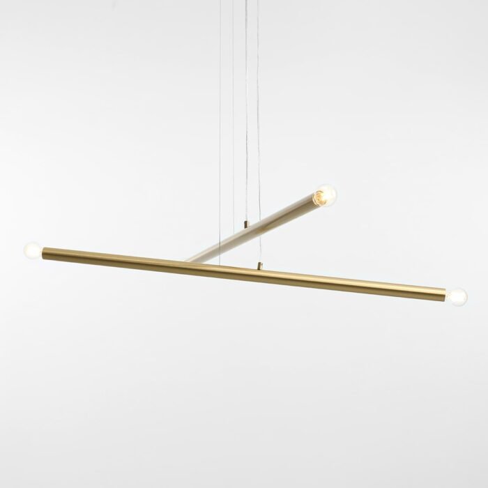 Pakabinamas šviestuvas TUBO 4 BRASS — 1