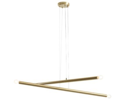 Pakabinamas šviestuvas TUBO 4 BRASS