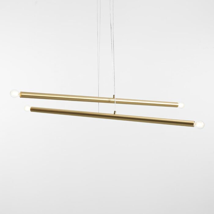 Pakabinamas šviestuvas TUBO 4 BRASS — 3