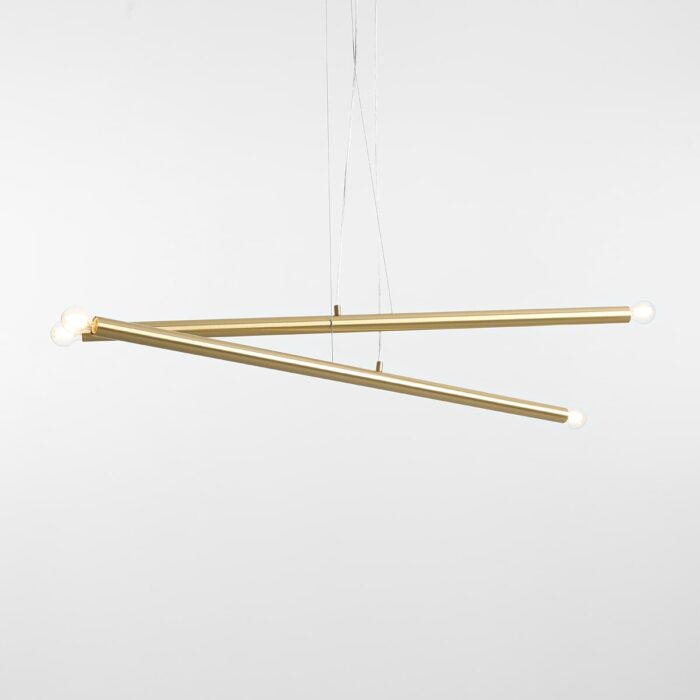 Pakabinamas šviestuvas TUBO 4 BRASS — 4