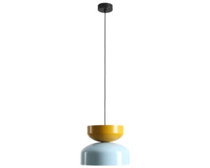 Pakabinamas šviestuvas TULA BABY BLUE + MUSTARD