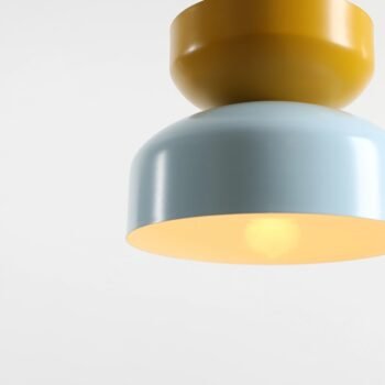 Pakabinamas šviestuvas TULA BABY BLUE + MUSTARD — 2