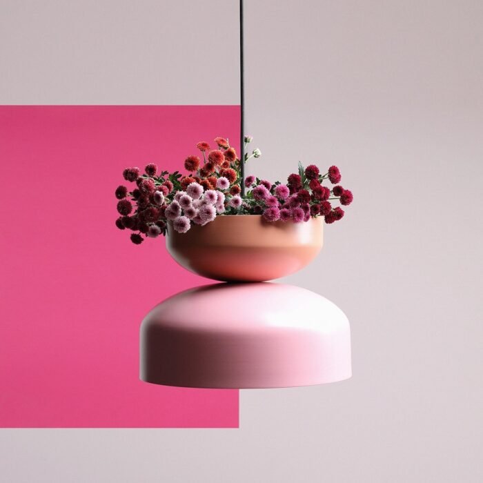Pakabinamas šviestuvas TULA BABY PINK + CORAL — 4