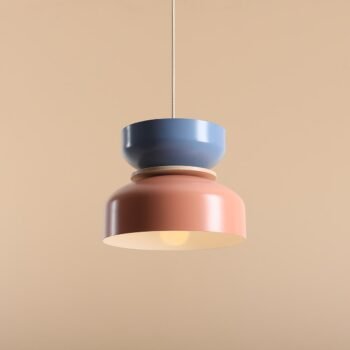 Pakabinamas šviestuvas TULA CORAL + DUSTY BLUE — 1