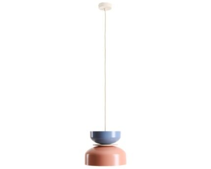 Pakabinamas šviestuvas TULA CORAL + DUSTY BLUE