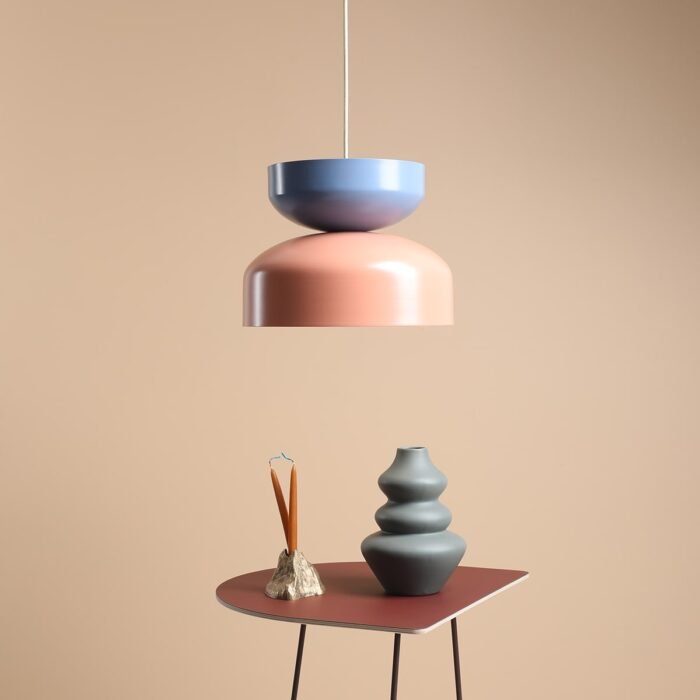 Pakabinamas šviestuvas TULA CORAL + DUSTY BLUE — 2