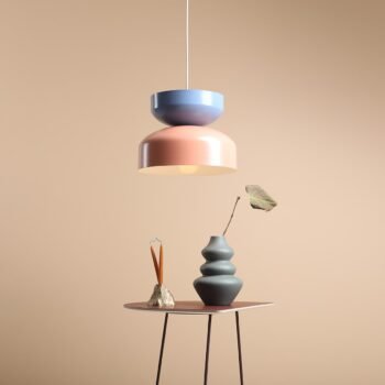 Pakabinamas šviestuvas TULA CORAL + DUSTY BLUE — 3