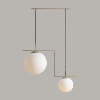 Pakabinamas šviestuvas ZAC 2 BEIGE MATTE — 1