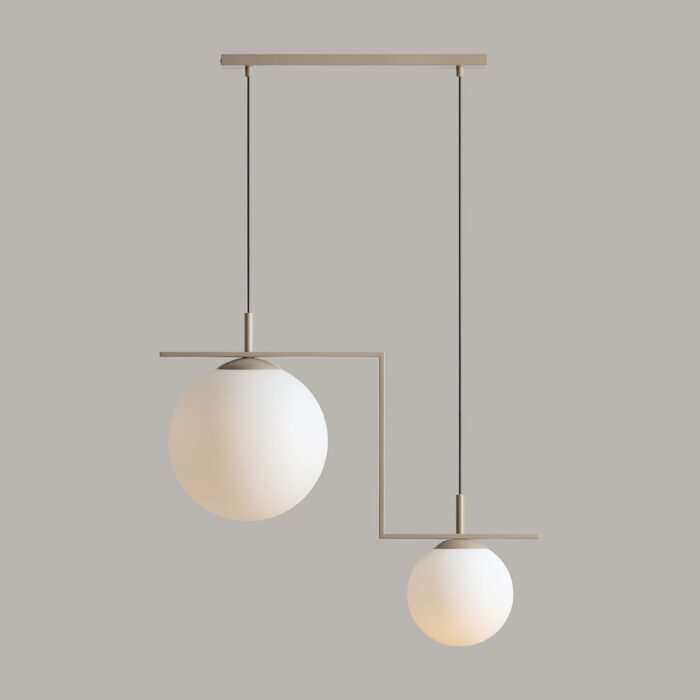 Pakabinamas šviestuvas ZAC 2 BEIGE MATTE — 1