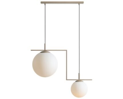 Pakabinamas šviestuvas ZAC 2 BEIGE MATTE
