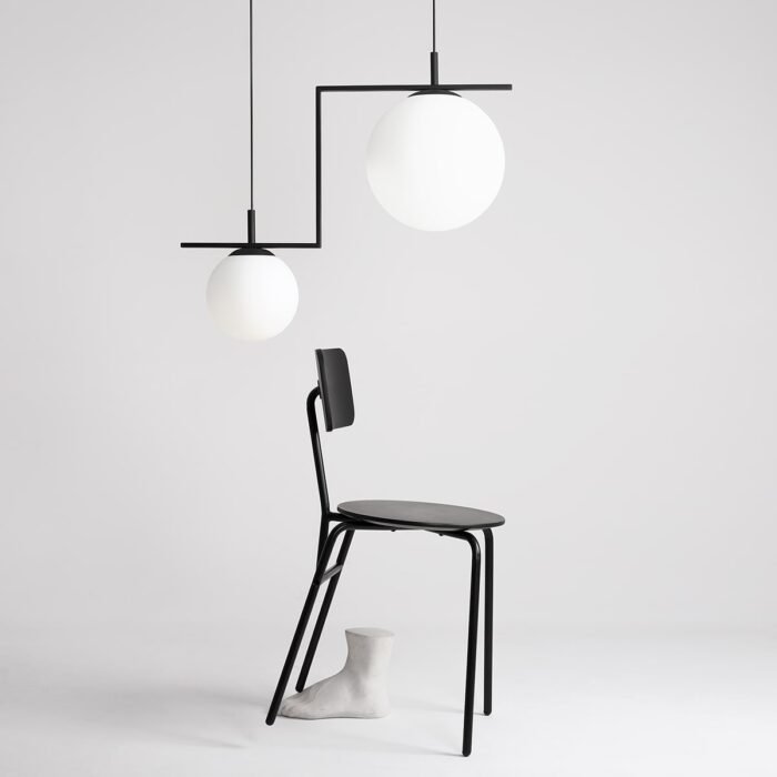 Pakabinamas šviestuvas ZAC 2 BLACK MATTE — 3