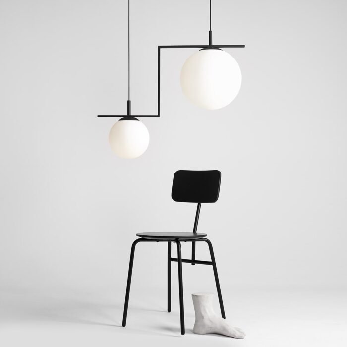 Pakabinamas šviestuvas ZAC 2 BLACK MATTE — 4
