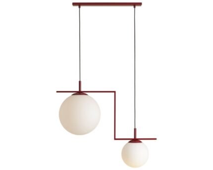 Pakabinamas šviestuvas ZAC 2 RED WINE MATTE